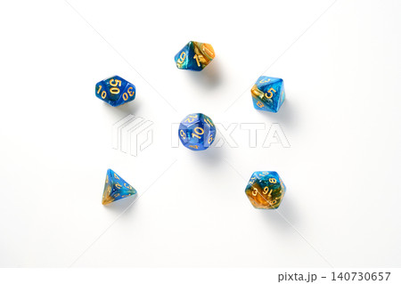 Various dice on a simple background. Various dice on a simple background. 140730657