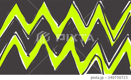 Abstract Yellow Black Chevron Pattern for Textile Designers 140730723