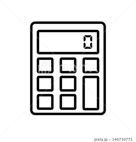 calculator icon vector design template 140730771