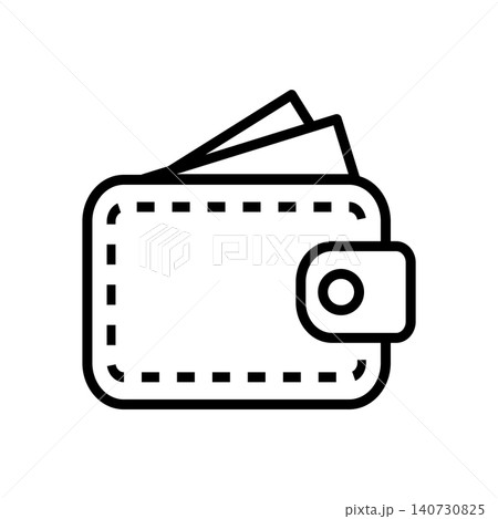 wallet icon vector design template 140730825