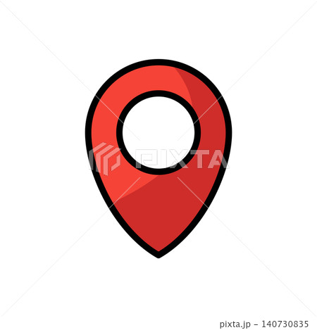 pin locator icon vector design template 140730835
