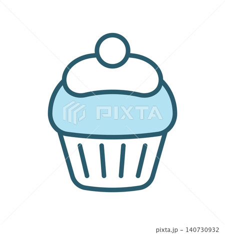 cupcake icon vector design template 140730932
