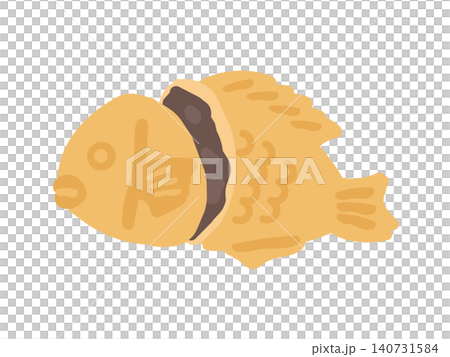 たい焼き(あんこ) イラスト たい焼き(あんこ) イラスト 140731584