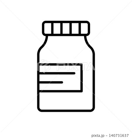 Pill Bottle icon vector design templates Pill Bottle icon vector design templates 140731637