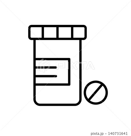 Pill Bottle icon vector design templates Pill Bottle icon vector design templates 140731641