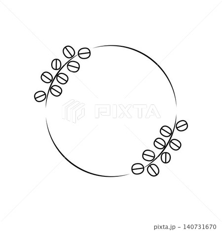 Botanical wedding frame elements Botanical wedding frame elements 140731670