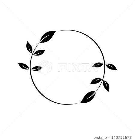 Botanical wedding frame elements 140731672
