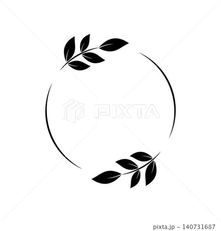 Botanical wedding frame elements Botanical wedding frame elements 140731687