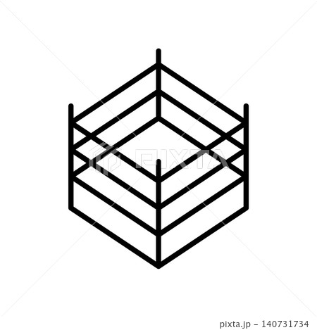 Boxing ring icon vector design templates simple and modern Boxing ring icon vector design templates simple and modern 140731734