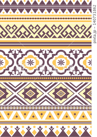 Geometric ethnic Aztec pattern. Geometric ethnic pattern. Ethnic pattern. Navajo, Native American tribal fabric design for clothing, textile, wrapping, background, wallpaper, carpet, embroidery, print Geometric ethnic Aztec pattern. Geometric ethnic pattern. Ethnic pattern. Navajo, Native American tribal fabric design for clothing, textile, wrapping, background, wallpaper, carpet, embroidery, print 140731862