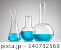 Laboratory equipment beakers and flask 140732568
