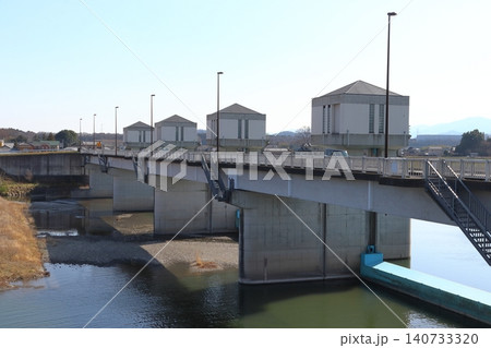 荒川:六堰頭首工/重忠橋(埼玉県深谷市) 荒川:六堰頭首工/重忠橋(埼玉県深谷市) 140733320