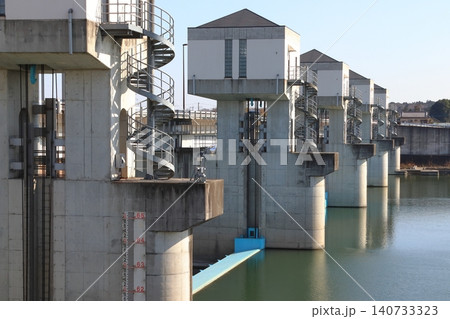荒川:六堰頭首工/重忠橋(埼玉県深谷市) 荒川:六堰頭首工/重忠橋(埼玉県深谷市) 140733323