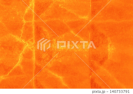 Old dirty cracked concrete worn cement texture weathered wall damaged grunge broken rough background orange bright 140733791