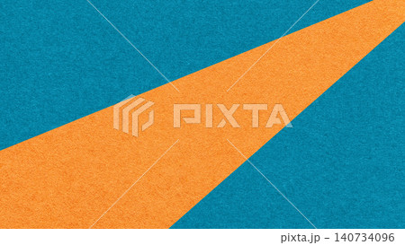 Abstract geometric dark turquoise paper background with orange ray, macro texture for banner, template, presentation Abstract geometric dark turquoise paper background with orange ray, macro texture for banner, template, presentation 140734096