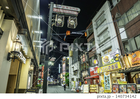 大阪夜景 難波 サウスロード千日前 大阪府大阪市 大阪夜景 難波 サウスロード千日前 大阪府大阪市 140734142