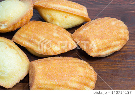Traditional French sweets. Madeleine cookies are a sweet dessert, Traditional French sweets. Madeleine cookies are a sweet dessert, 140734157