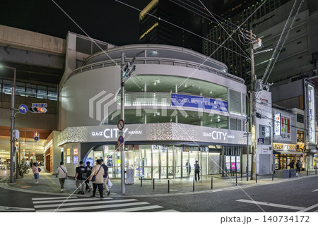 大阪夜景　難波　なんばCITY　大阪府大阪市 140734172