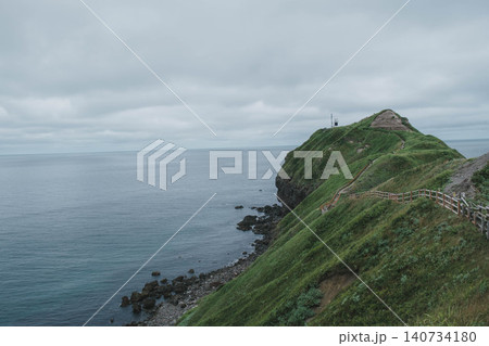 [積丹半島]北海道の大自然を堪能できる神威岬の風景 140734180