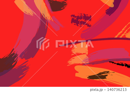 abstract background with ink brush strokes 140736213