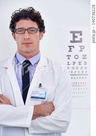 Man, optician and portrait for eye exam consultation or vision testing or prescription lens, glaucoma or confidence. Male person, glasses and ophthalmology checkup at clinic or advice, care or health Man, optician and portrait for eye exam consultation or vision testing or prescription lens, glaucoma or confidence. Male person, glasses and ophthalmology checkup at clinic or advice, care or health 140736228