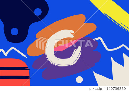 vector illustration of a monster 140736280