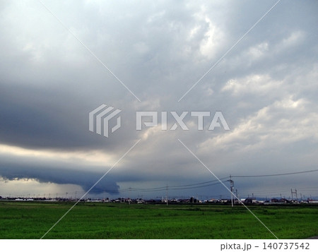 雲のある風景①豪雨が伊勢崎を呑み込む(2021.7.10) 北西の空は大きな雲 1時間に60ミリ 雲のある風景①豪雨が伊勢崎を呑み込む(2021.7.10) 北西の空は大きな雲 1時間に60ミリ 140737542
