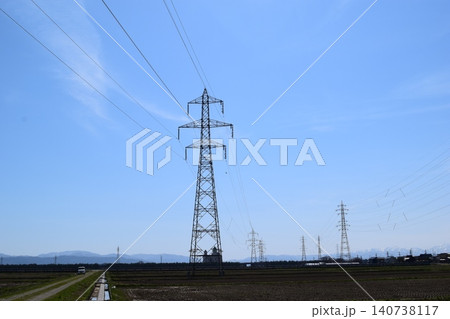 送電塔 高電圧交流 送電塔 高電圧交流 140738117