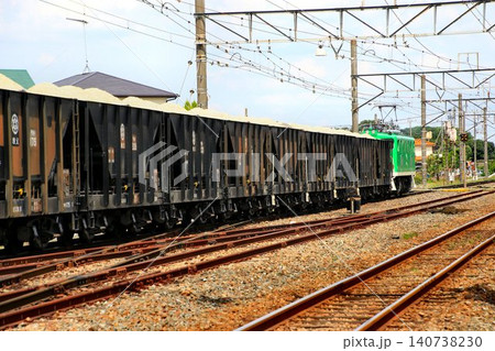 満載の『石灰石』を運ぶ貨物列車… 秩父鉄道【電気機関車 デキ505】 満載の『石灰石』を運ぶ貨物列車… 秩父鉄道【電気機関車 デキ505】 140738230