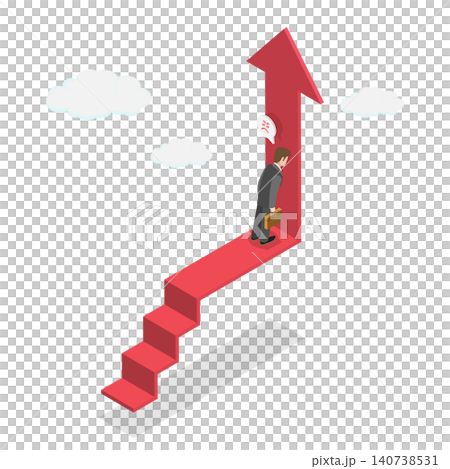 3D Isometric Flat Illustration of Dead End, Big Mistake and Wrong Decision 3D Isometric Flat Illustration of Dead End, Big Mistake and Wrong Decision 140738531