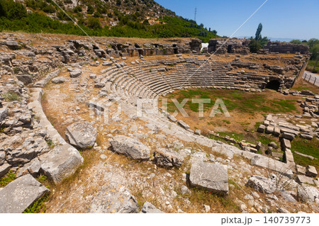 Remains of Roman theater in Limyra Remains of Roman theater in Limyra 140739773