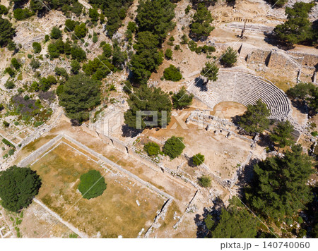 Aerial view of remains of ancient Lycian city of Arycanda, Turkey Aerial view of remains of ancient Lycian city of Arycanda, Turkey 140740060