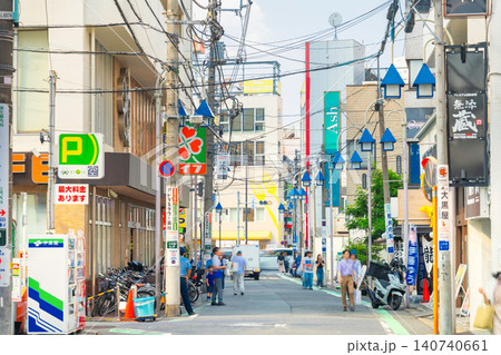 東京・中目黒駅前 商店街 ナカメ商店街 東京・中目黒駅前 商店街 ナカメ商店街 140740661