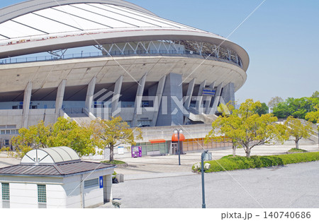 広域公園ビッグアーチ建物の景色 広域公園ビッグアーチ建物の景色 140740686