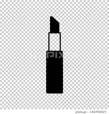 口紅圖示輪廓向量圖 口紅圖示輪廓向量圖 140740925