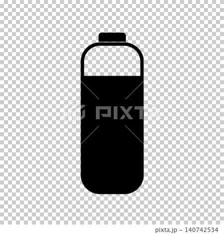 Battery level 75 percent icon vector Battery level 75 percent icon vector 140742534