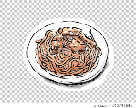 福島県のご当地グルメもちもち太麺のなみえ焼きそば 140742645