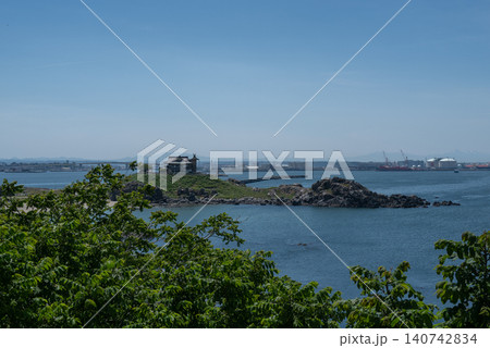 晴れた日の蕪島の風景 晴れた日の蕪島の風景 140742834