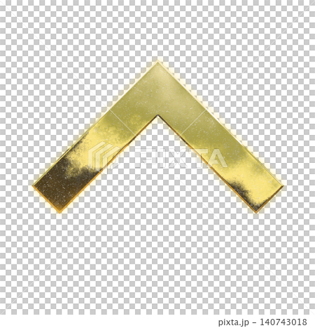 Golden folding icon, alpha channel Golden folding icon, alpha channel 140743018