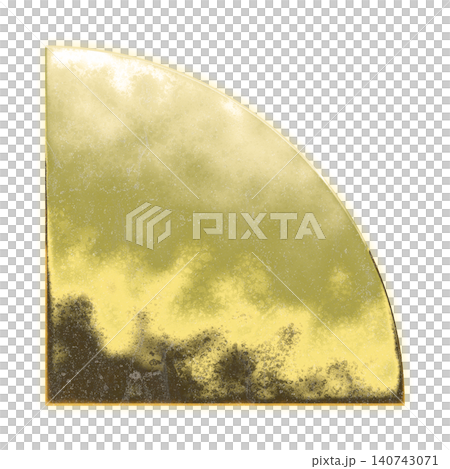 Golden fan shape, alpha channel Golden fan shape, alpha channel 140743071