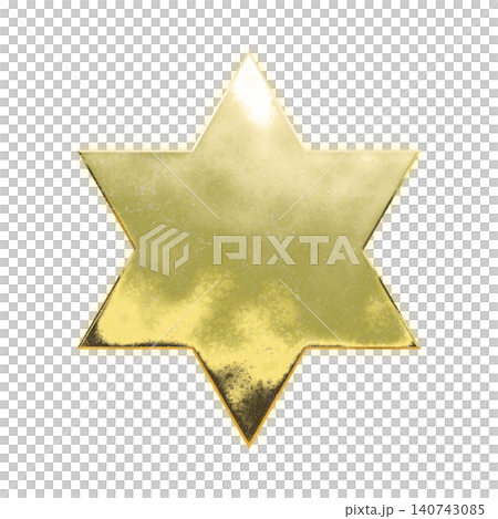 Golden hexagram, alpha channel Golden hexagram, alpha channel 140743085