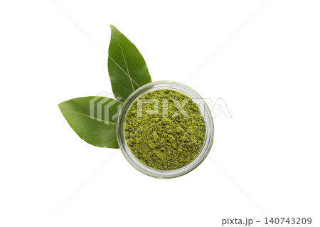 Green bay leaves and ground herb present vibrant colors and aromatic qualities, PNG Green bay leaves and ground herb present vibrant colors and aromatic qualities, PNG 140743209