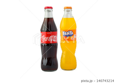 Tbilisi, Georgia, May 28, 2026: Fanta and Cola. Concept of refreshment, PNG Tbilisi, Georgia, May 28, 2026: Fanta and Cola. Concept of refreshment, PNG 140743214