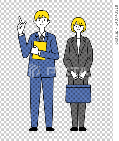 身著西裝的資深職場人士，無論男女，都為正在求職的學生加油鼓勁。 140743519