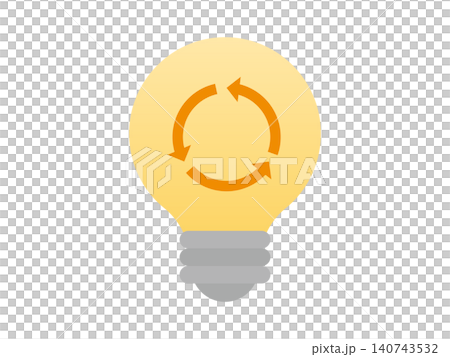 Eco-friendly and energy-saving light bulb illustration (recycling, ideas, environment, energy saving, vector, transparent background) Eco-friendly and energy-saving light bulb illustration (recycling, ideas, environment, energy saving, vector, transparent background) 140743532