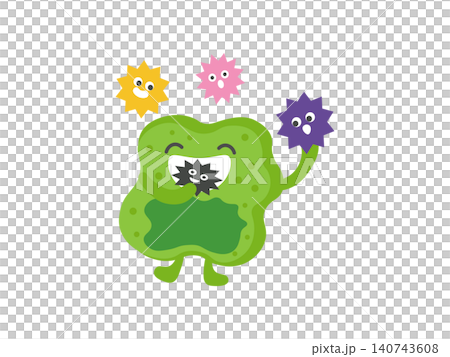 Illustration of a macrophage Illustration of a macrophage 140743608