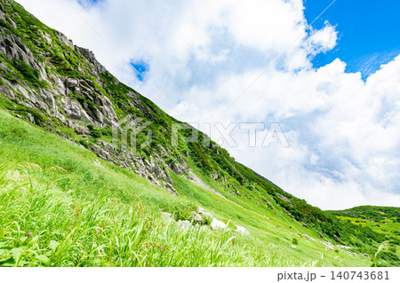 千畳敷カールの絶景 千畳敷カールの絶景 140743681