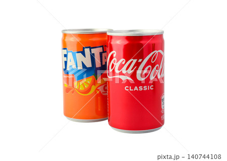 Tbilisi, Georgia, May 28, 2026: Cola and Fanta. Concept of refreshment, PNG Tbilisi, Georgia, May 28, 2026: Cola and Fanta. Concept of refreshment, PNG 140744108