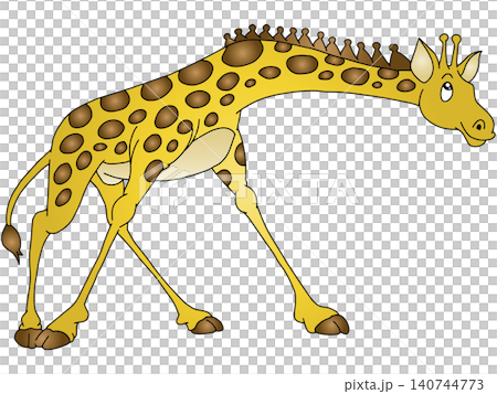 手書き動物イラスト☆キリン君 手書き動物イラスト☆キリン君 140744773