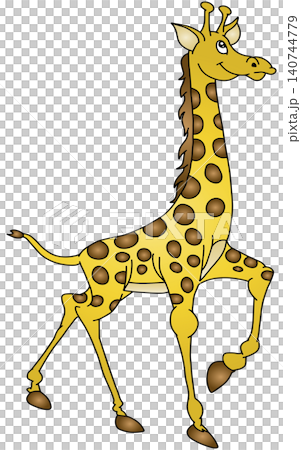 Hand-drawn animal illustration ☆ Giraffe 140744779
